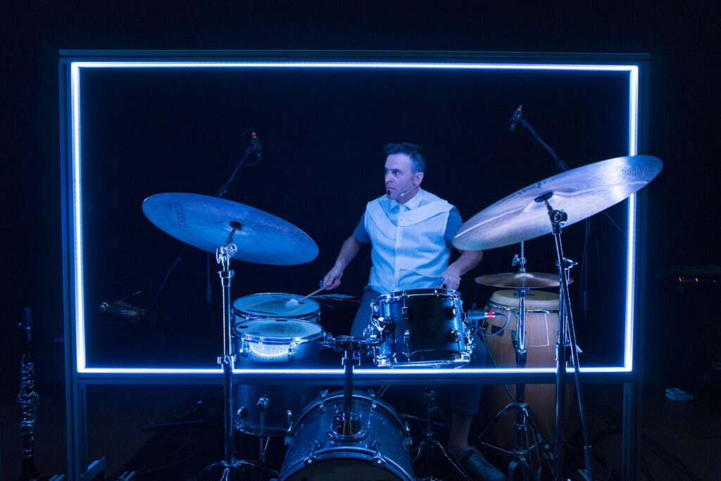 Alessandro Alfonsi alla batteria